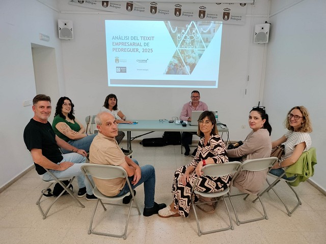 Imagen Presentación del Estudio sobre el Análisis del Tejido Empresarial de Pedreguer